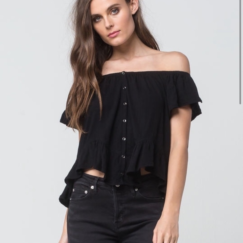 Free people off shoulder top fits small